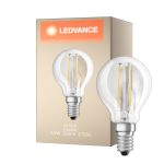 Ledvance Classic LED E14 Pære filament klar 2.5W 250lm - 827 ekstra varm hvid | erstatter 25W